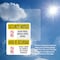 Signmission Gun Free Drug Free Zone Bilingual OSHA Security Notice Sign, Vinyl Decal, 10in W x 14in L, 2PK OS-2PACK-SN-D-1014-L-11543 - alternate 4